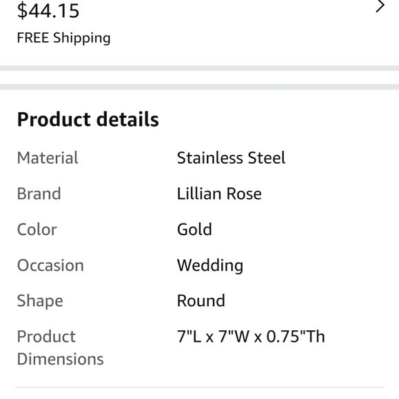 Lillian Rose Mr and Mrs Plates - Picture 7 of 7